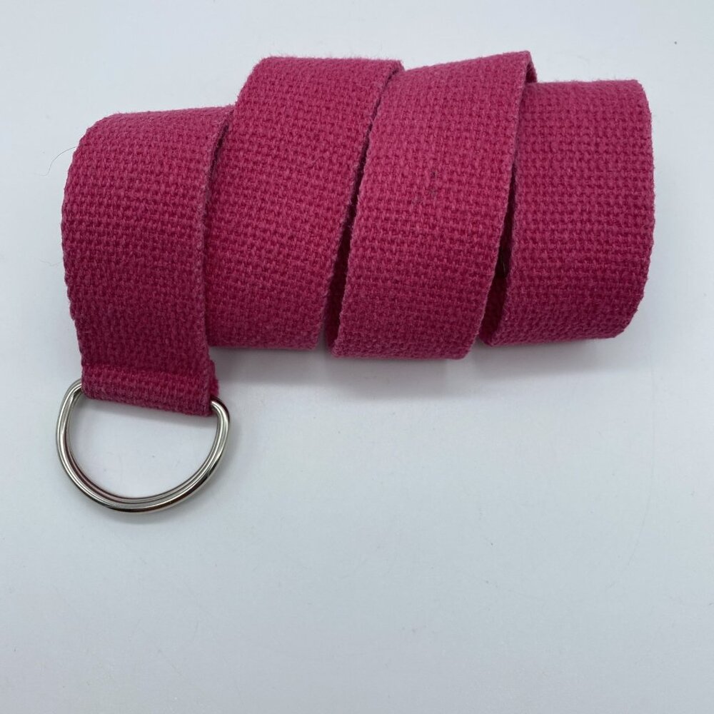 Pink D-Ring Belt Women's Size S End to End 30" - Picture 3 of 11